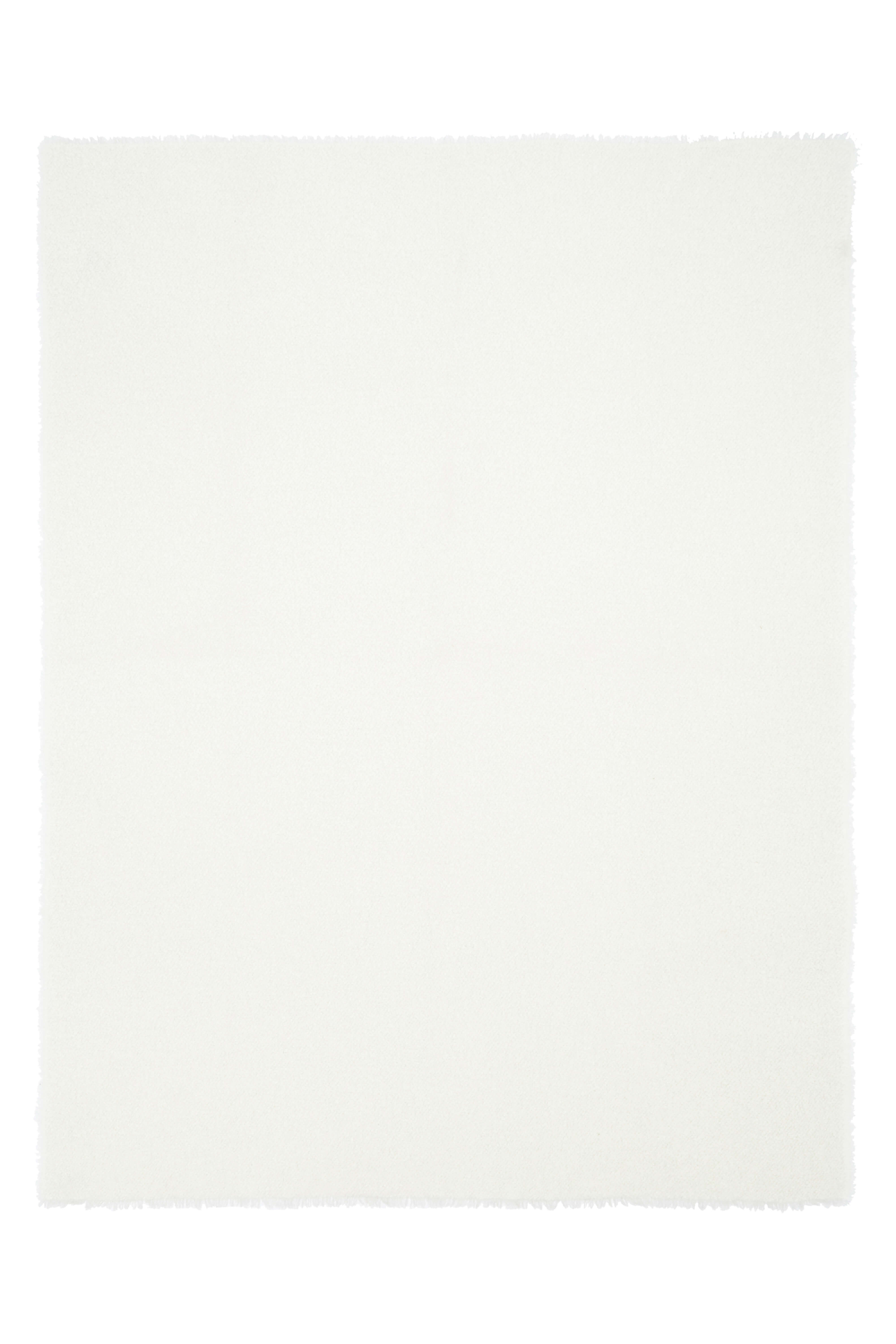 Region: cashmere & silk textured throw - Ecru