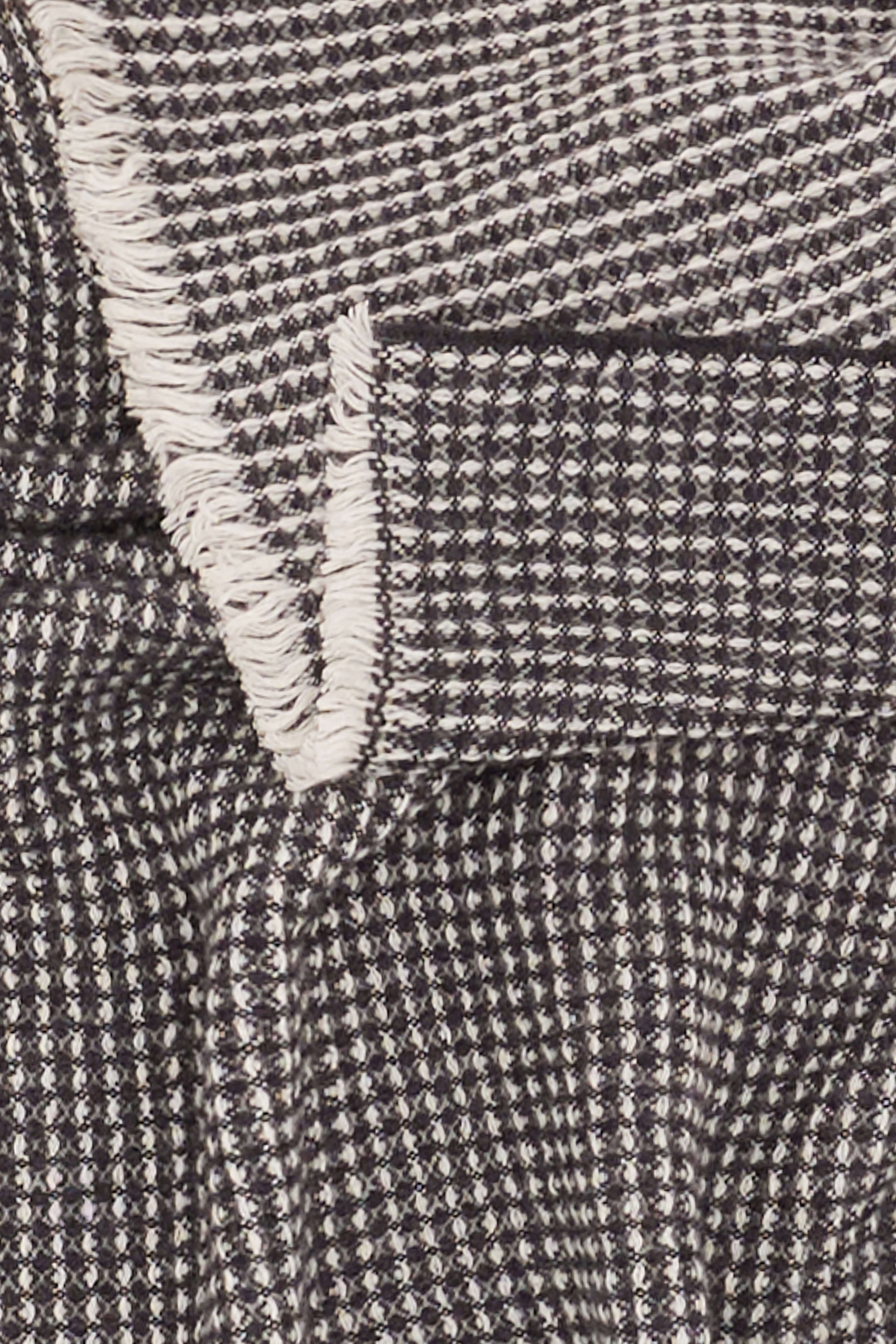 Sasha: cashmere honeycomb throw  - Steel